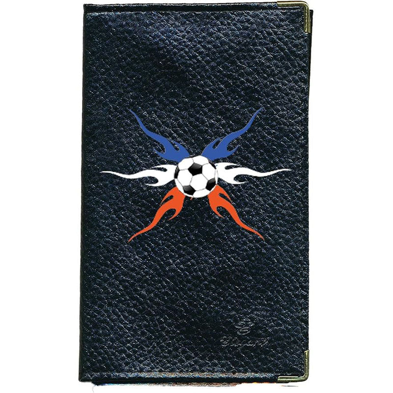 Porte Carte Grise en Cuir noir pour homme personnalisé France Foot