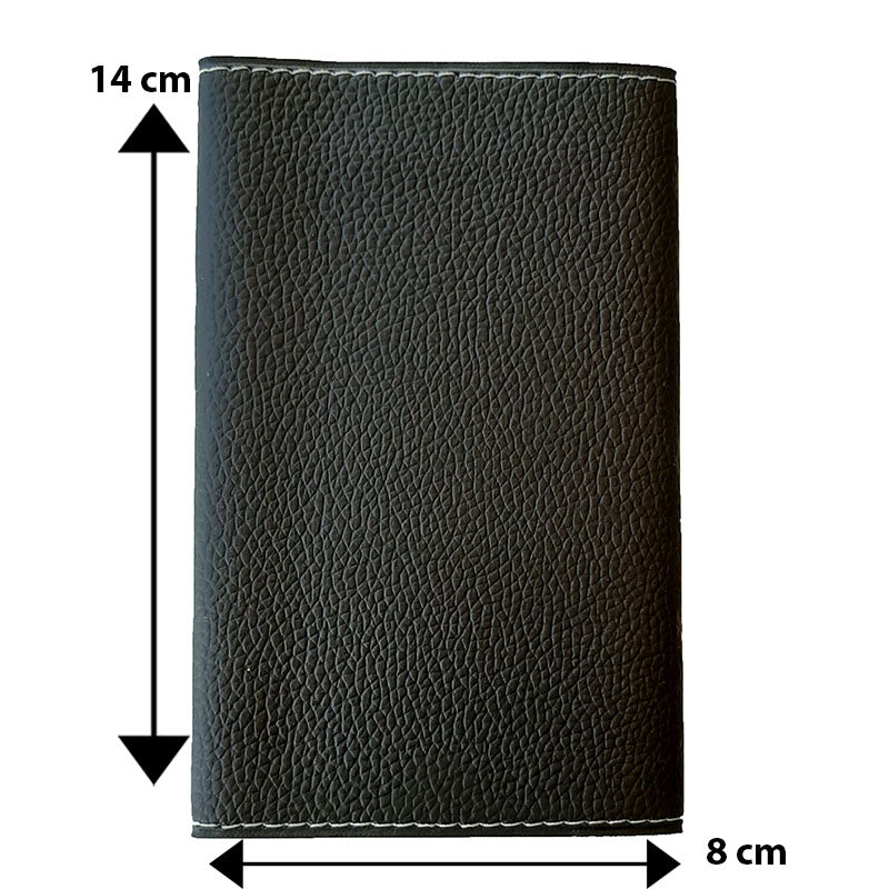 Porte Carte Grise en cuir noir Personnalisé Best Woman