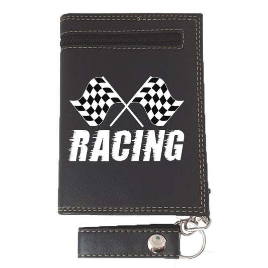 Portefeuille avec Chaine en Simili Cuir pour homme personnalisé Racing