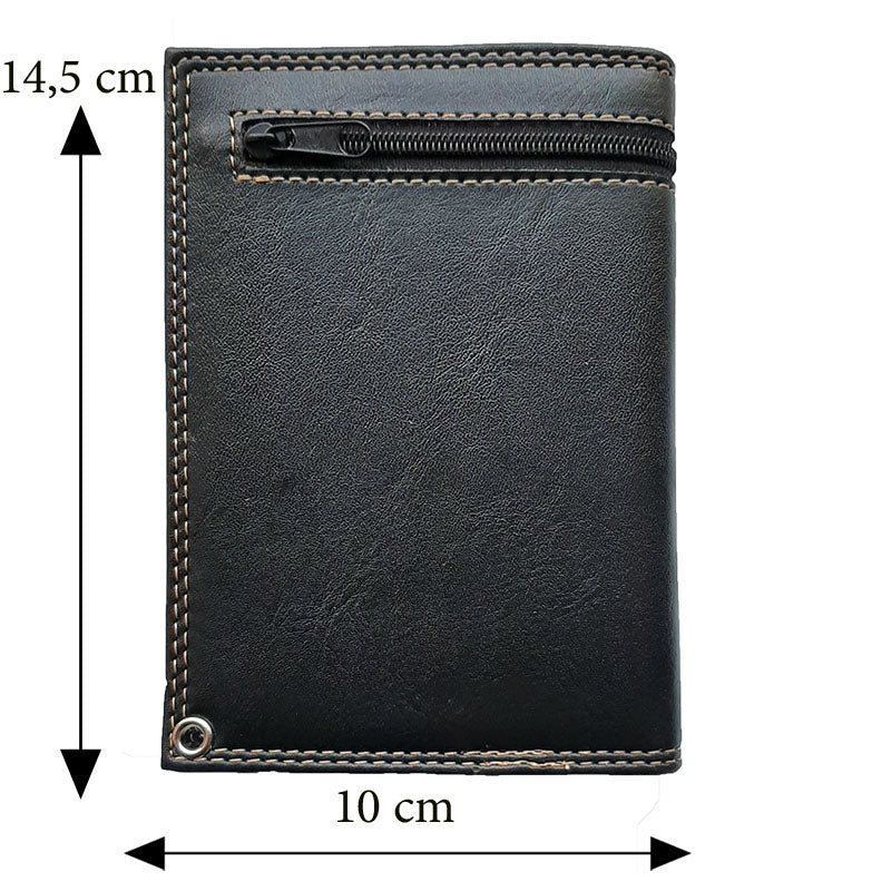 Portefeuille avec Chaine en Simili Cuir pour homme personnalisé UK Foot