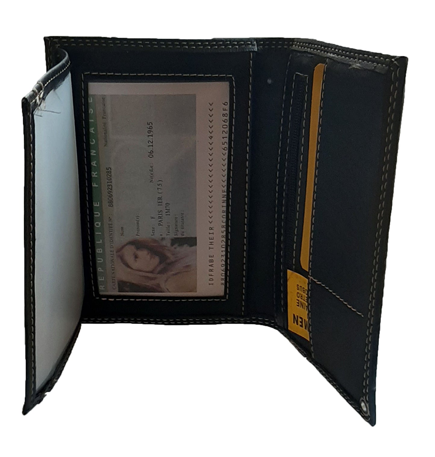Portefeuille avec Chaine en Simili Cuir pour homme personnalisé UK Foot