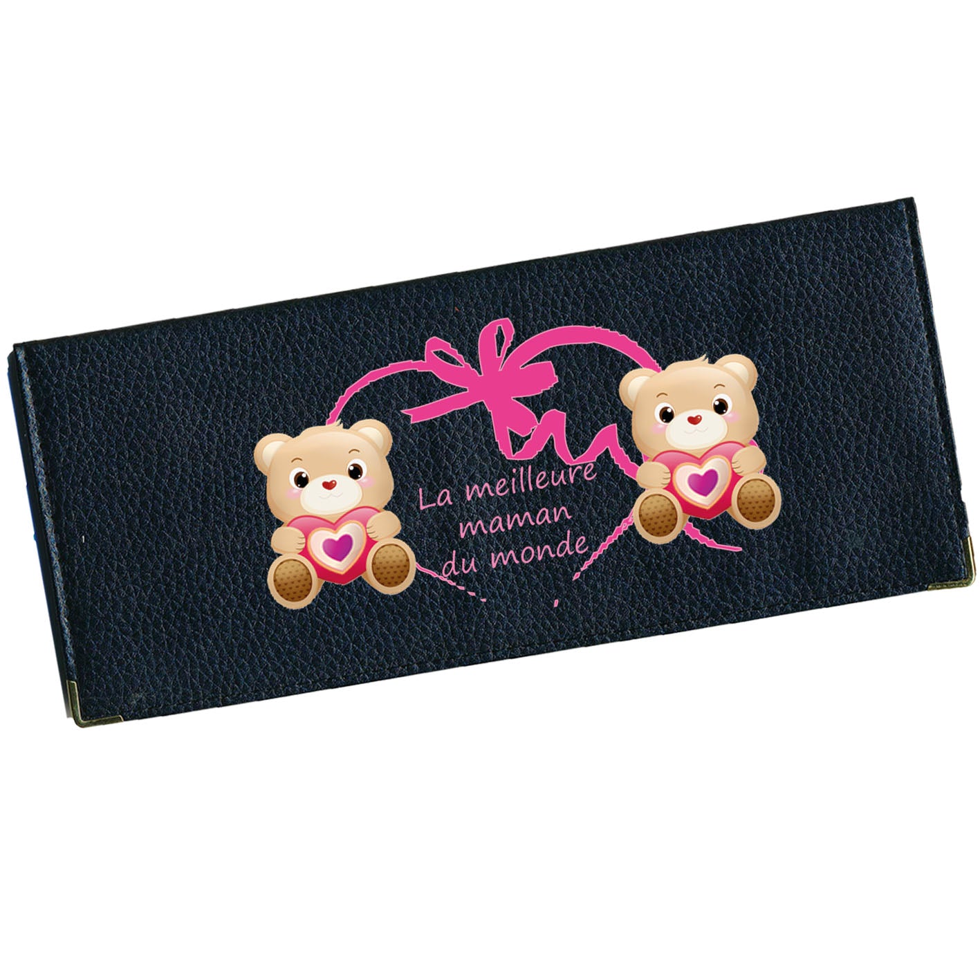 Porte Chequier Femme Porte-chéquier Long En Cuir Syl'la Sol - Noir - Organisateur Cartes Et Tickets Rangement Chéquier Porte Chequier Femme Porte-chéquier Long En Cuir Syl'la Sol - Noir - Organisateur Cartes Et Tickets Rangement Chéquier