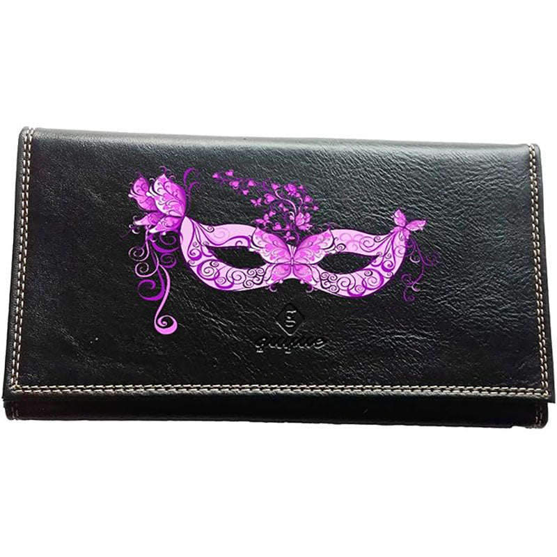 Compagnon Tout-en-Un Porte Chéquier en Simili Cuir personnalisé Masque