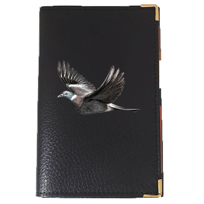 Porte Carte Grise porte papier en Cuir personnalisé chasse palombe