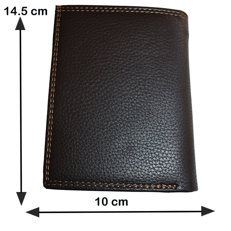 Portefeuille Porte Monnaie noir en simili cuir pour femme personnalisé avec photo et texte