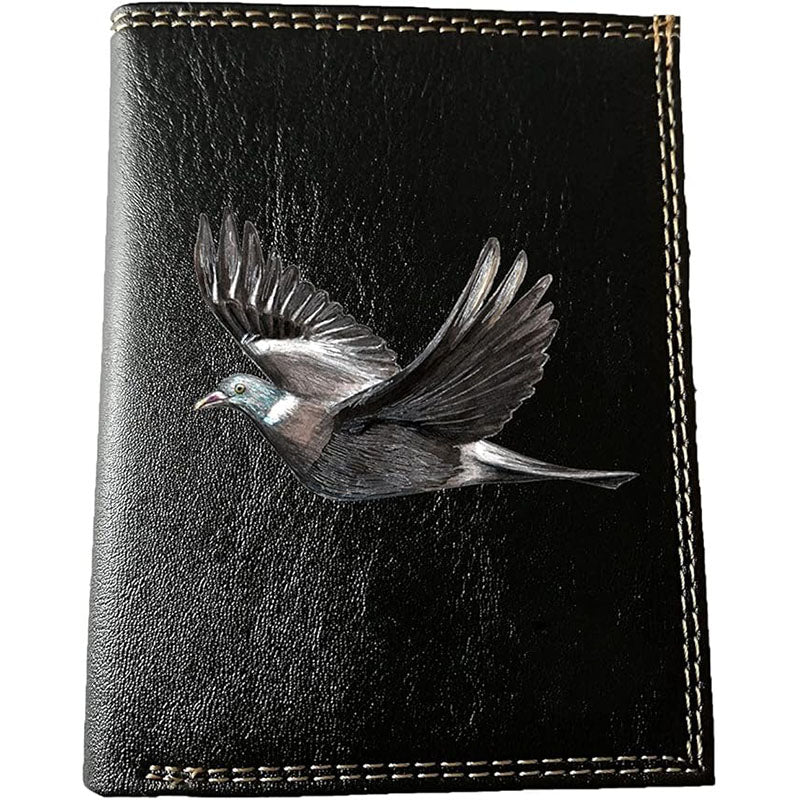Petit Portefeuille Homme noir avec Porte Monnaie personnalisé Palombe