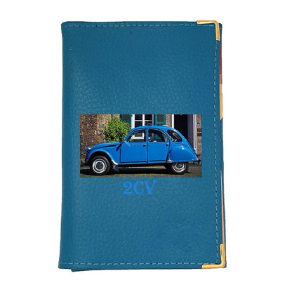 Porte carte grise en cuir de vachette – Personnalisé avec photo, logo ou texte